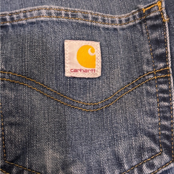 Carhartt Men's Relaxed Fit Blue Jeans - Picture 3 of 5